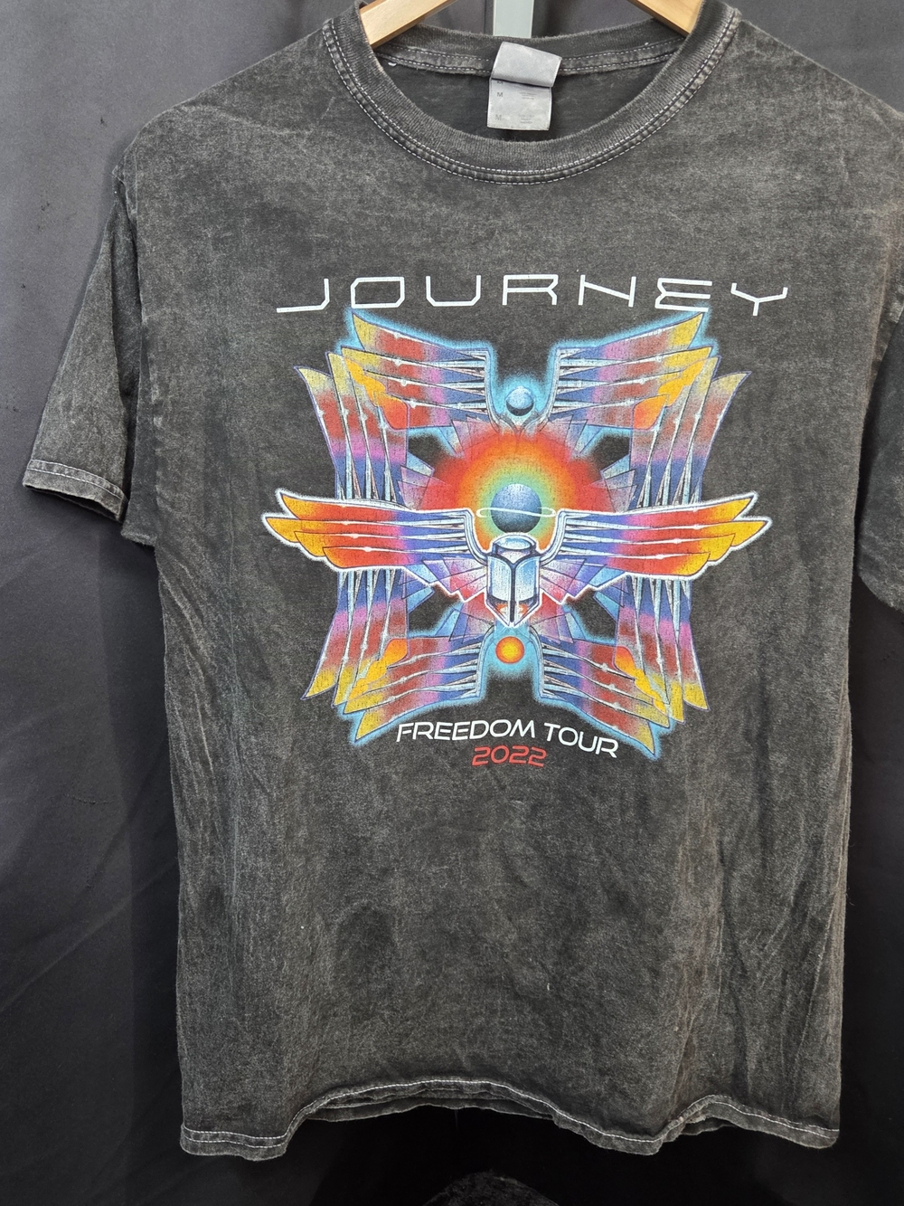 Journey Freedom Tour 2022 T Shirt Colortone Mens Medium Band Concert